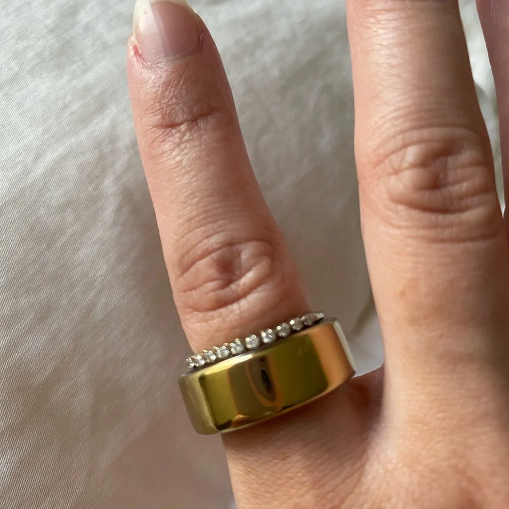 Catbird One O’clock Tennis Ring in White Gold